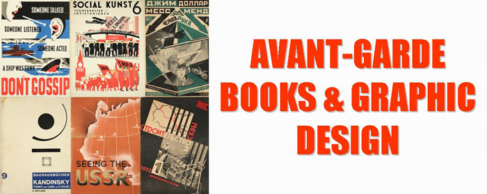 Our collection of books focuses on 1920s-30s book design and related ephemera covering the major art movements including Bauhaus, Constructivism and Art Deco.